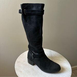 Amputee UGG Darcie RIGHT BOOT ONLY Black Leather Knee-High Boot Equestrian Sz 7
